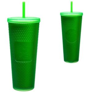 Disney World Mickey matte green Venti Starbucks tumbler